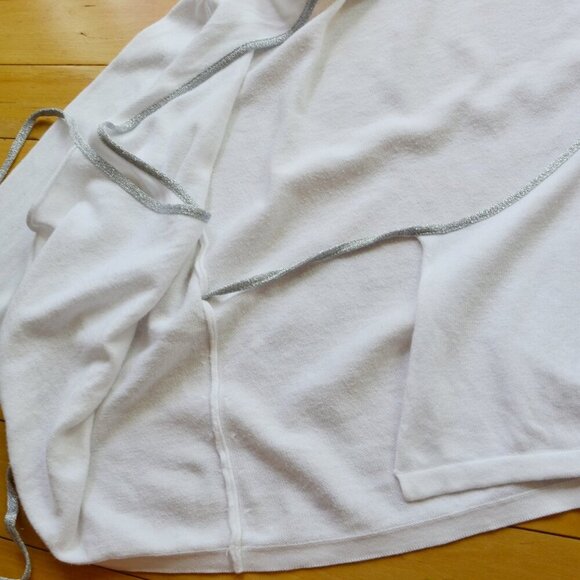 Patrick Gerard Wrap Blouse with Metallic Trim Size 2 XS - Picture 6 of 7